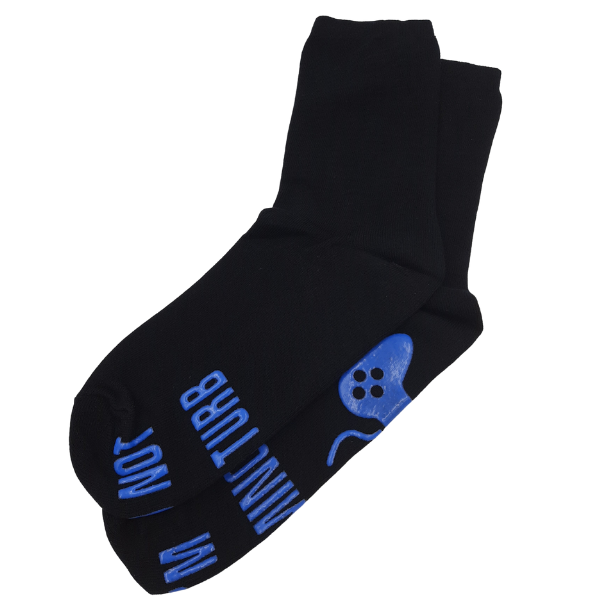 Gaming Socks for Gamers in Blue Funkiest Gift for Gaming