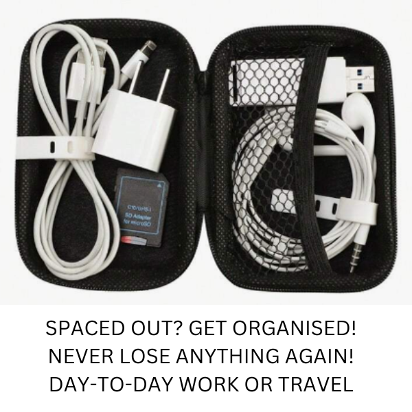 Organiser Bag for Digital Accessories Storage - School - Travel - Students or Office