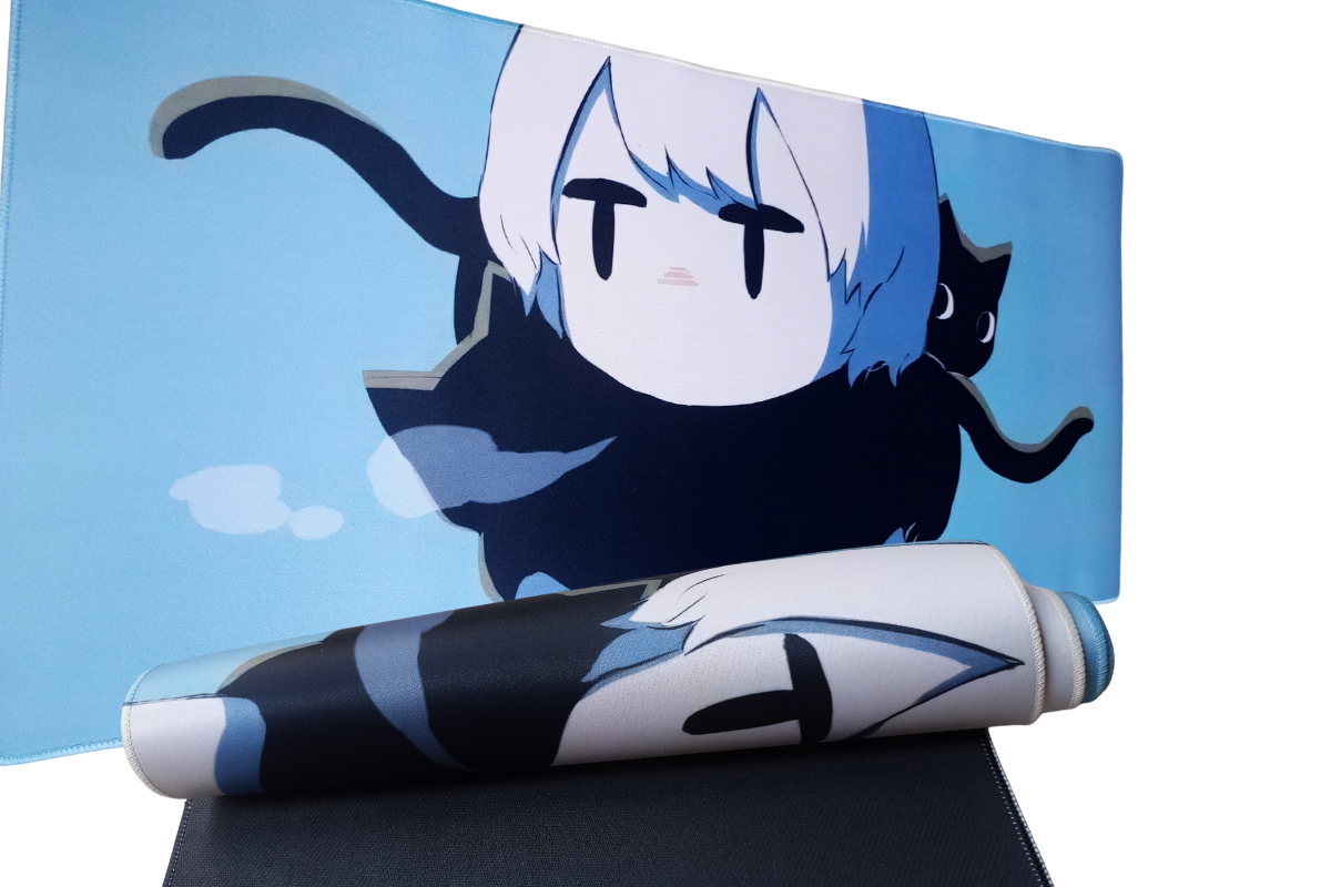 * Promo XXL Gaming Mousepad Amine Japanese Art or Extended Desk Mat for Office