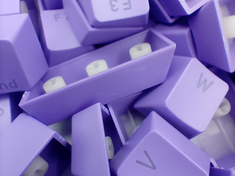 Purple 104 Pcs Backlit Keycaps Universal Mechanical Keyboard all Switches